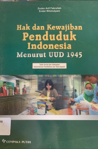 Image of Hak dan kewajiban penduduk indonesia menurut UUD 1945