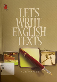Let's write english text